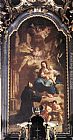 Johann Lucas Kracker Canvas Paintings - Appearance of the Virgin to St Anthony